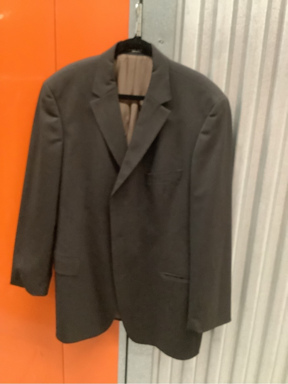Hugo Boss Men's Dark Gray Single-Breast Blazer